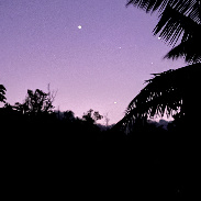 <font class="tempImageTitleThumbText">Venus, Jupiter, Mercury</font><br>Randy Bruner<br>Jun 16 8:09am<br>Pahoa, Hawaii – Seaview subdi
