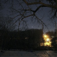 <font class="tempImageTitleThumbText">Conjunction Of Venus And Mars, With The M</font><br>Rick Dressler<br>Feb 24 2:52am<br>Des Moines, Iowa, USA