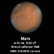 <font class="tempImageTitleThumbText">Mars (4/10/14)</font><br>Rick Schrantz<br>Apr 11 3:25pm<br>Nicholasville, KY, USA