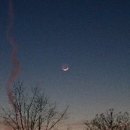 <font class="tempImageTitleThumbText">Venus, Moon, Contrail</font><br>Robert T. Smith<br>Jan 22 4:07am<br>Stoneville, NC, USA