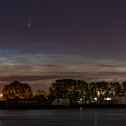 <font class="tempImageTitleThumbText">Neowise, Noctilucent Clouds, Hint Of Auro</font><br>Shawn Gold<br>Jul 10 11:44am<br>North Delta, BC, Canada
