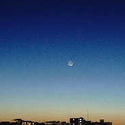 <font class="tempImageTitleThumbText">Crescent Moon, Venus, Mars</font><br>Shiraishi<br>Feb 20 9:36am<br>Kumagaya-shi, Saitama, Japan