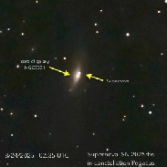 <font class="tempImageTitleThumbText">Supernova In NGC7331 In Pegasus</font><br>Terry Pundiak<br>Jul 24 12:40pm<br>Easton, PA