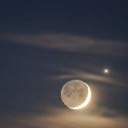 <font class="tempImageTitleThumbText">The Moon, Venus And Messier 44</font><br>Thierry Legault<br>Jun 17 11:34pm<br>Paris, France
