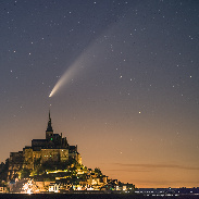 <font class="tempImageTitleThumbText">Neowise</font><br>Thierry Legault<br>Jul 14 3:12pm<br>Mons-Saint-Michel, Normandy, Fr