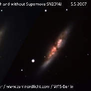 <font class="tempImageTitleThumbText">Supernova SN2014J In M82</font><br>Thomas Becker<br>Feb 4 9:39pm<br>Berlin, Germany
