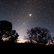 <font class="tempImageTitleThumbText">Jupiter, Mars, Venus, Beehive Cluster, Me</font><br>Tony Garcia<br>Oct 20 5:32pm<br>Central Nevada, near the Big Sm
