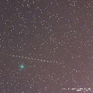 <font class="tempImageTitleThumbText">Comet 46P/Wirtanen And A Geminid Meteor</font><br>Valentin Grigore<br>Dec 14 8:16am<br>Runcu Stone, Romania