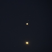 <font class="tempImageTitleThumbText">Venus Jupiter Conjunction</font><br>Wim Filmalter<br>Aug 28 4:55pm<br>Riversdale South Africa