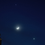 <font class="tempImageTitleThumbText">Conjunction Of The Moon And Venus</font><br>Zlatko F. Kovacevic<br>Feb 23 9:14pm<br>Virovitica, Hrvatska - Croatia
